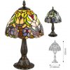 Nočná lampa Tiffany Rabalux 8089 kolekcia Mirella Ø20*35