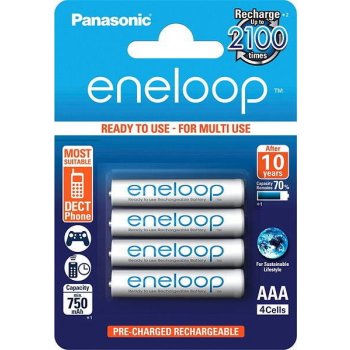 Panasonic Eneloop AAA 750mAh 4ks HR-4UTGB/4BP