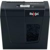 Rexel Secure X6, 10 litrov, rezané konfety, P-4 DIN, 6 listov, čierna, skartovač papiera