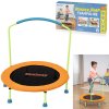 BESTWAY 59100, Trampolína WonderJump 91 x 96 cm s rúčkou pre deti, nosnosť 25kg