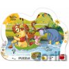 Puzzle Medvídek Pú na plavbě kontura (25) - Dino