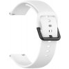 OEM Silikonový náramek pro chytré hodinky velikost S - 20mm (Amazfit, Samsung, Garmin, Honor, Huawei) Barva: Bílá
