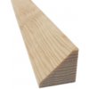 Drevené lišty krycie 14 x 14 mm - trojuholník malý, dĺžka 2 m, 3309