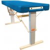 Prenosný elektrický masážny stôl Clap Tzu Linea Wellness Farba: PU - azúrová (azure), Rozmery: 192x80cm, Doplnky: sieťové napájanie + vstavané elektrické vyhrievanie + nožný spínač od 192*75 cm | 29 k