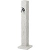 Záhradný stĺpik na vodu Arvés Natura s kohútikom 12 x 98 cm plast svetlo sivý granit