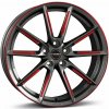 Borbet LX 8x19 5x112 ET50 graphite spoke rim red polished
