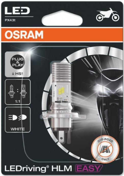 OSRAM LEDriving HLM EASY HS1 PX43t 6000K 64185DWESY-01B 1ks