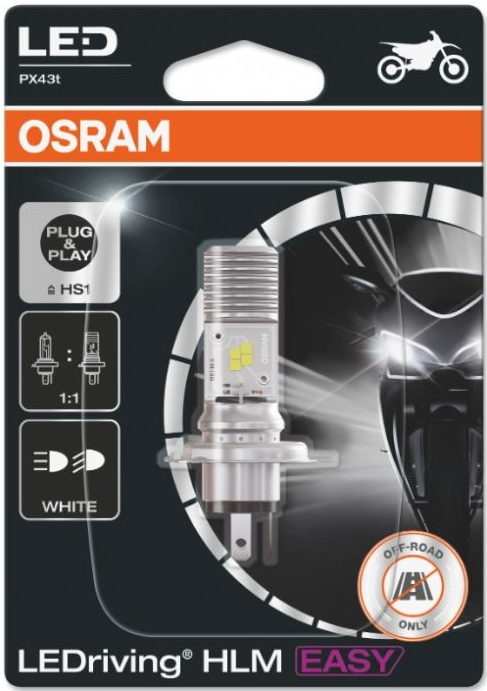 OSRAM LEDriving HLM EASY HS1 PX43t 6000K 64185DWESY-01B 1ks od 14,9 € -  Heureka.sk