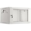 Nástěnný rack 19' 6U 600X450mm šedý flat pack WF01-6406-10S Lanberg