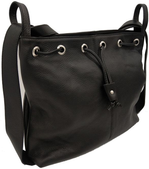 Donatella dámská kožená kabelka 716819 čierna