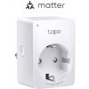 Chytrá zásuvka TP-Link Tapo P100M(EU) regulace 230V přes IP, Cloud, WiFi, Matter