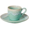 Casafina by Costa Nova Šálka ??na kávu s tanierikom, 0,1L, TAORMINA, modrá (aqua)|Casafina