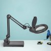 MAULviso LED lupa, čierna, 48 cm, kov - 8263590