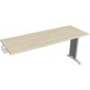 Hobis Pracovný stôl Flex, 160x75,5x60 cm, agát/kov