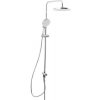 Sprchový systém SAT bez batérie biela / chróm SATPIPET