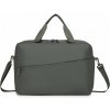 Vodeodolná cestovná taška s priehradkou na notebook KONO - sivá
