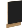 Tempo Kondela Dvierka na umývačku riadu, čierny mat/dub artisan, MONRO ZM 570x446