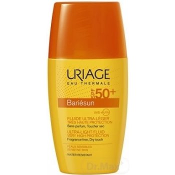 Uriage opaľovací ultraľahký fluidný krém SPF50+ Bariésun ( Ultra Light Fluid Very High Protection) 30 ml