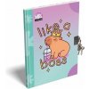 Pamätníček, so zámkom, A5, tvrdá obálka, LIZZYSULI Lollipop Capybara, zelený fialový