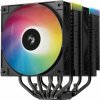 DEEPCOOL chladič AG620 BK ARGB V2 / 2x 120mm fan / 6x heatpipes / PWM / pro Intel i AMD / černý