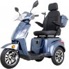 Elektrický trojkolesový vozík inSPORTline Zorica Deluxe s elektromagnetickou brzdou modrá