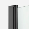 New Trendy P-0085 NEW SOLEO BLACK vaňová zástena 110 cm, pravá 110 cm čierna