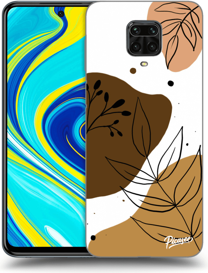 Púzdro Picasee silikónové Xiaomi Redmi Note 9 Pro - Boho style čiré