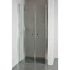 ARTTEC Dvojkrídlové sprchové dvere do výklenku SALOON C 12 hroznové sklo 116 - 121 x 195 cm XSAL0123