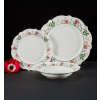 Porcelánová tanierová súprava Rosalia - elegantný porcelán s jemným kvetinovým motívom