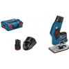 Bosch Akumulátorová ohraňovacie frézka GKF 12V-8 2x3,0Ah LB 06016b0000