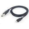 Gembird CC-USB2-AMLM-1M USB 2.0 Lightning (IP5 a vyšší) nabíjecí a synchronizační, 1m, černý