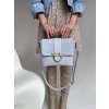 Elegantná modrá crossbody Laura Biaggi – malá kabelka do ruky aj na rameno