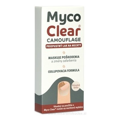 Myco Clear Camouflage Priepustný lak na nechty 1x5 ml