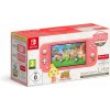 Herná konzola Nintendo Switch Lite - Coral + Animal Crossing + 12M NSO (045496453916)