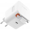 FIXED GaN 65W nabíjačka s navíjacím káblom FIXCG65R-2C-WH