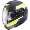 Prilba na moto CABERG Levo Prospect matt black/yellow - XXL (63/64)