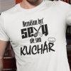 Tričko s potlačou SEXY KUCHÁR Pánsky Biela XS