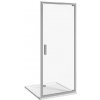 Jika Nion - Sprchové dvere pivotové jednokrídlové Ľ/P, 100 cm, Jika perla Glass, strieborná/transparentné sklo H2542N30026681