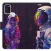 Flipové puzdro iSaprio - Neon Astronaut 02 - Samsung Galaxy A21s