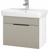 Dreja Umývadlová skrinka SOLO SZZ 55 - N01 Biela lesk / Úchytka T07 / M05 Béžová mat