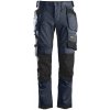 AllroundWork nohavice Stretch tmavo modré