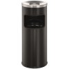 Kôš s popolníkom 17 ℓ čiierny
