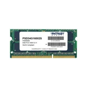 Patriot Signature Line DDR3 4GB 1600MHz CL11 PSD34G16002S