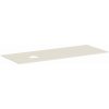 Hansgrohe Xevolos E Doska pod umývadlo, 137x55 cm, výrez vľavo, matná béžová 54333780-HG