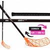Zone floorball AIR/TWO 3K 29 black/copper čierna / medená, Ľavá (ľavá ruka dole), 100cm (=110cm)
