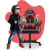 Detské čierno-červené herné kreslo HELLS CHAIR, HC__5904172376183