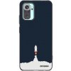 Picasee silikónový čierny obal pre Xiaomi Redmi Note 10 Pro - Astronaut 2