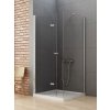 New Trendy New Soleo sprchovací kút 100x90 cm štvorcová chromová lesklé/priehľadné sklo D-0150A/D-0088B