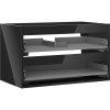 Mexen Box-A korpus skrinky pod umývadlo 80 cm, 2 zásuvky, čierny lesk - 91AX0-0800-470-2-70