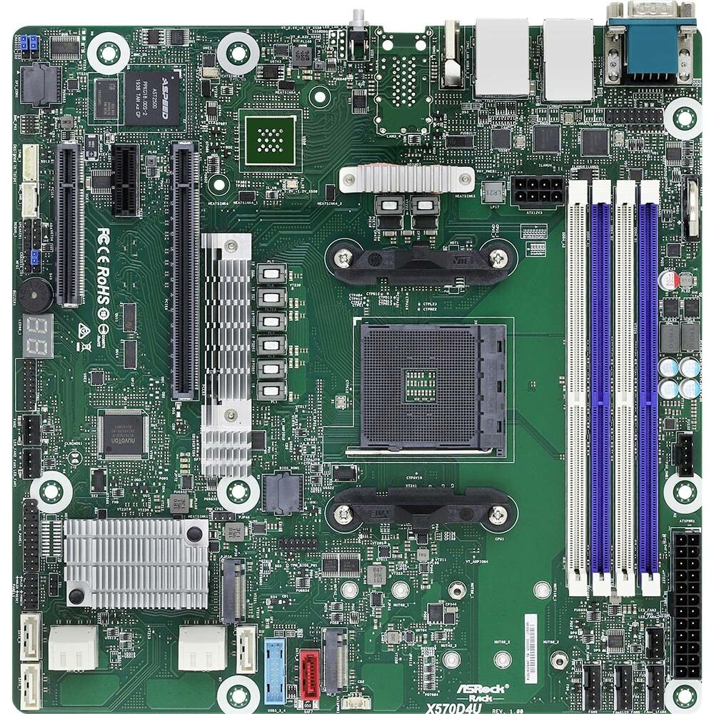ASRock X570D4U základová doska: výkonná a stabilná platforma pre moderné herné zostavy a náročné aplikácie.